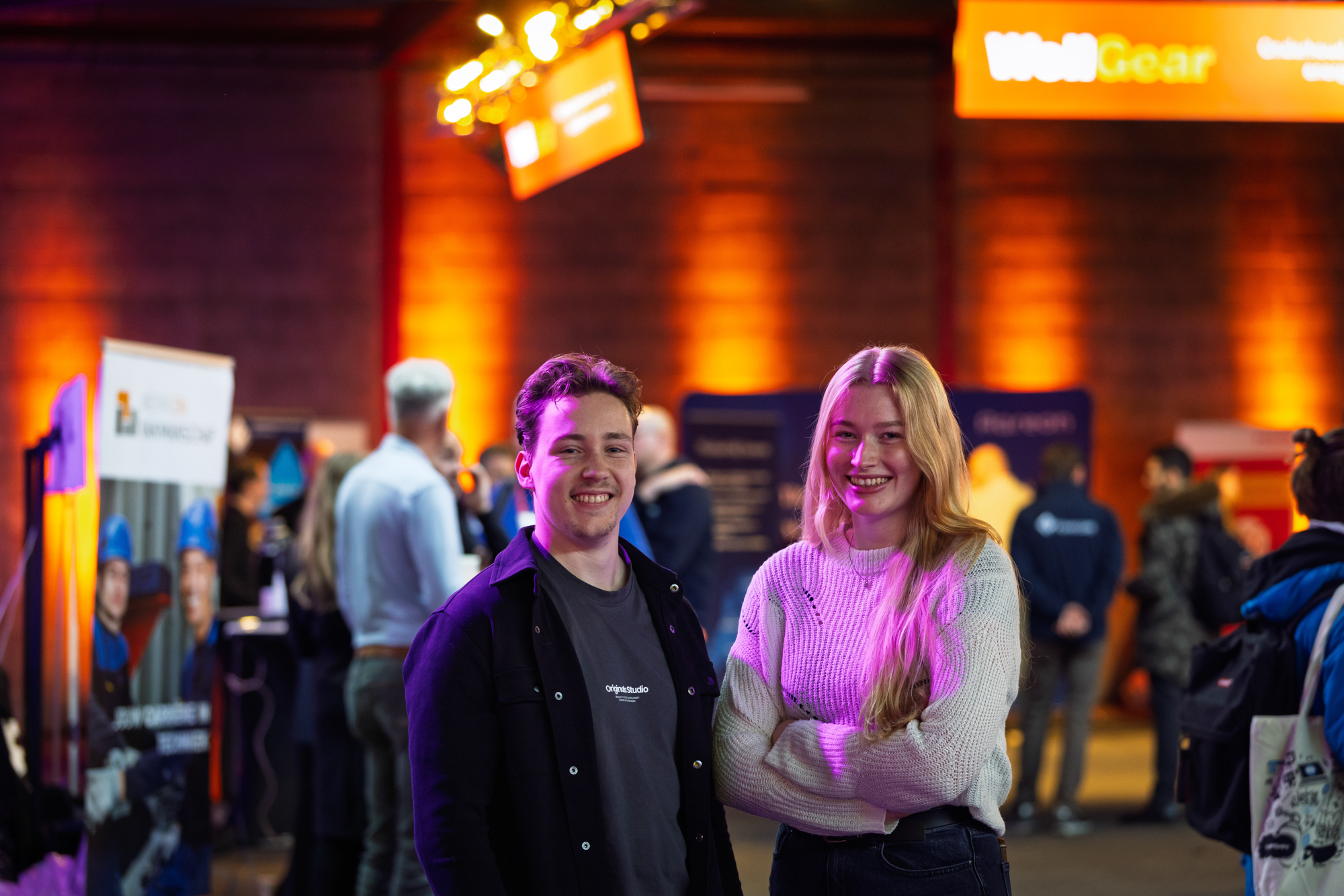 Nick Rocks en Delina Kruit van Commerciële Economie aan NHL Stenden