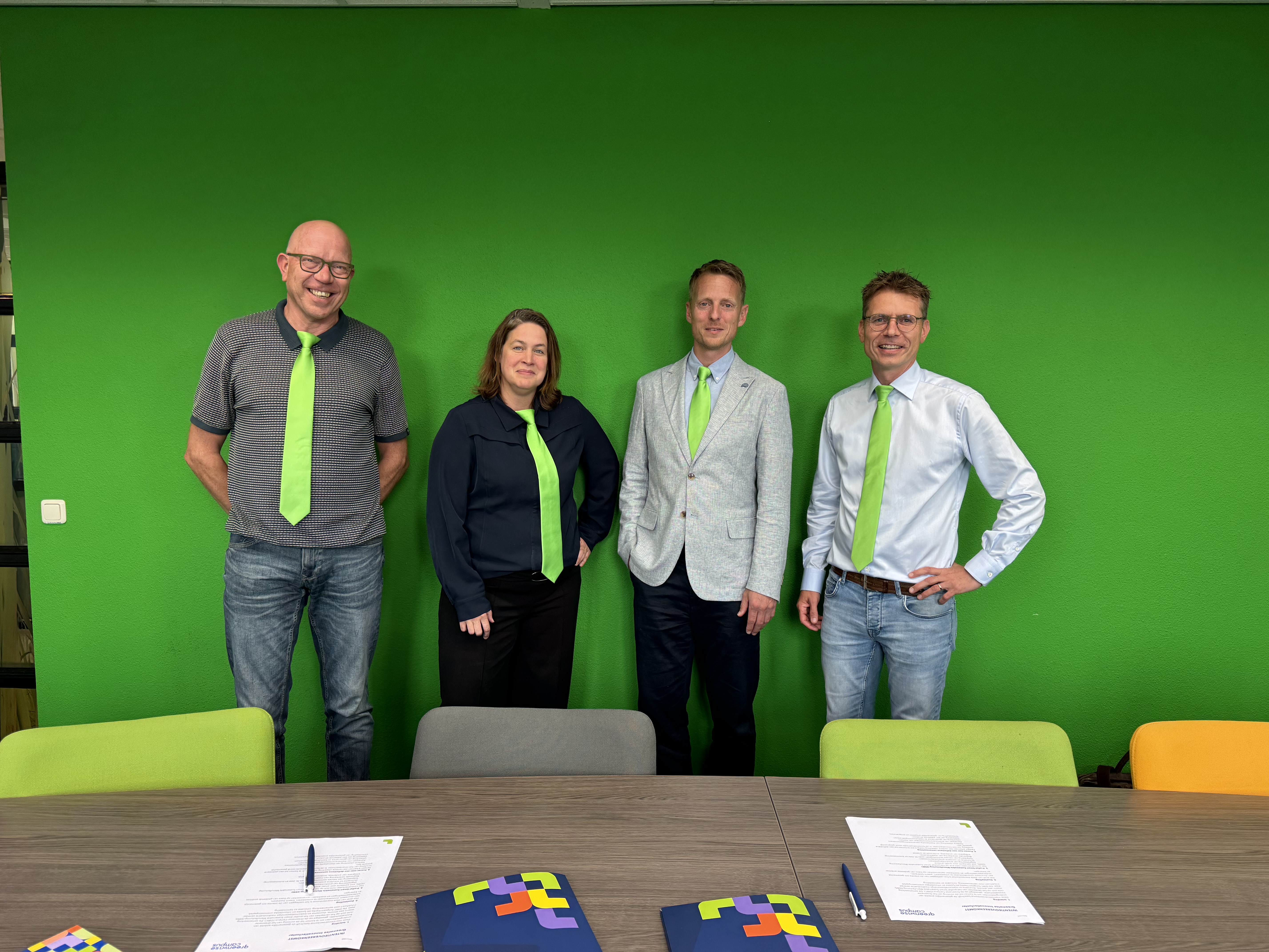 Jan Freriks, Agnes Kroes, Cor Felten, Niek Wehkamp